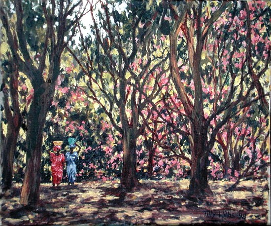 The Cashew Wood, 1998 (oil on canvas)  de Tilly  Willis