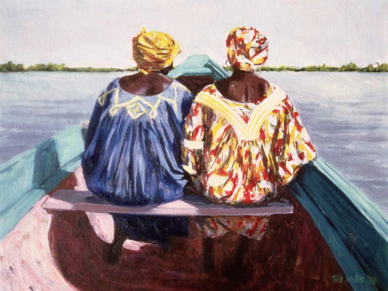 To the Island, 1998 (oil on canvas)  de Tilly  Willis