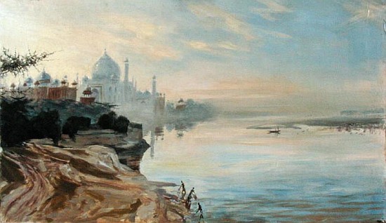 Taj Mahal, Agra, 2001 (oil on canvas)  de Tim  Scott Bolton