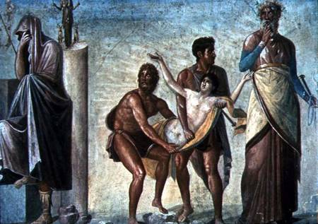 The Sacrifice of Iphigenia, from the House of the Tragic Poet de Timante