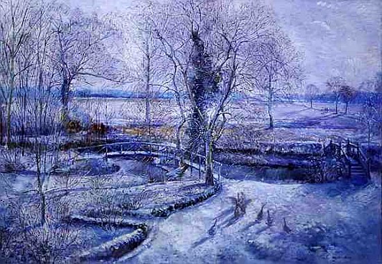 The Crossing Point, 1992-93 (oil on canvas)  de Timothy  Easton