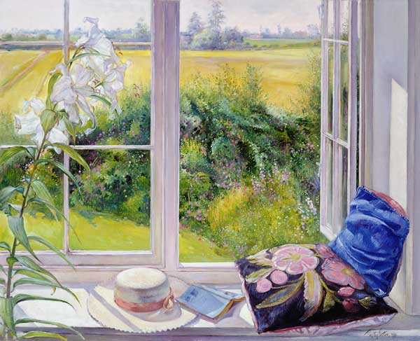 Window Seat and Lily, 1991  de Timothy  Easton