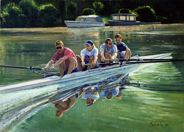 World Champions, 1998 (oil on canvas)  de Timothy  Easton