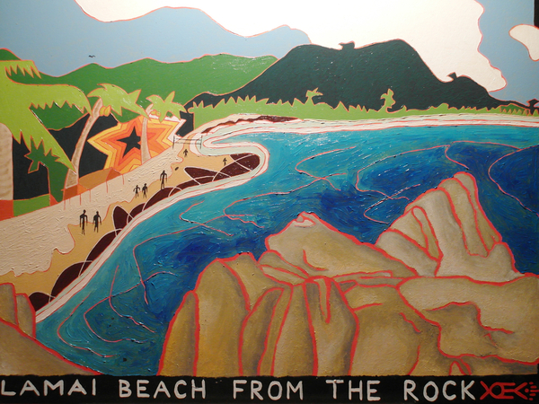 Lamai Beach from the rock de Timothy Nathan Joel Timothy Nathan Joel