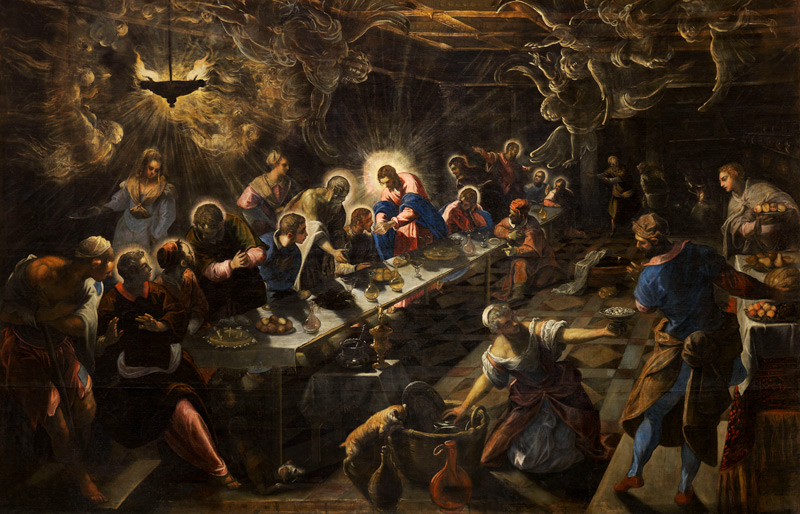 La última comunión sagrada de Tintoretto (aliasJacopo Robusti)