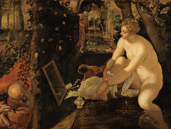 Susanna in the bath de Tintoretto (aliasJacopo Robusti)