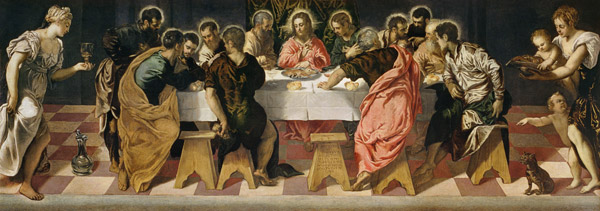 The Last Supper de Tintoretto (aliasJacopo Robusti)