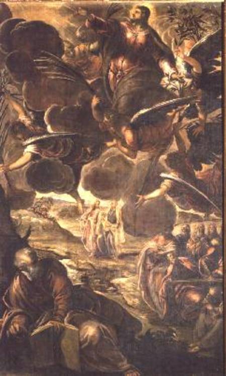 The Ascension of Christ (fresco) de Tintoretto (aliasJacopo Robusti)