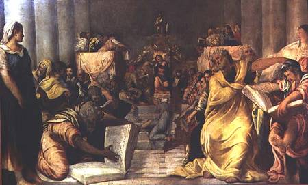 Christ Among the Doctors de Tintoretto (aliasJacopo Robusti)
