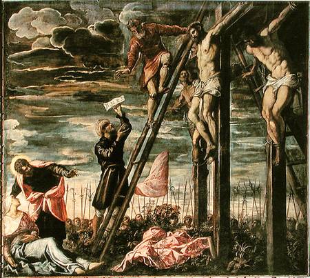 Crucifixion de Tintoretto (aliasJacopo Robusti)