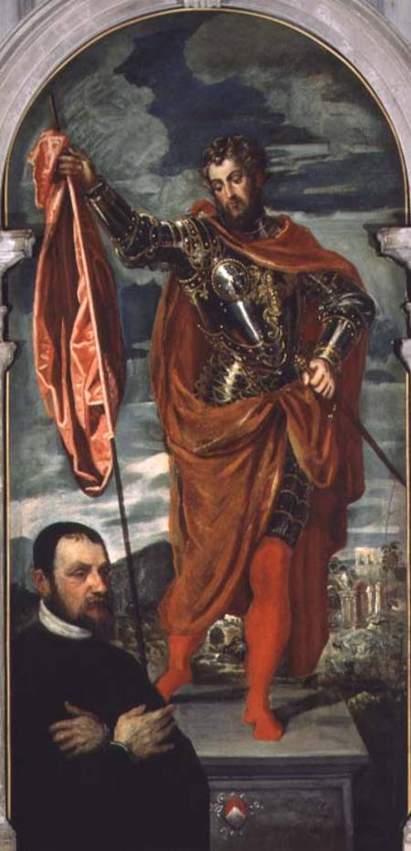 St. Demetrius and a Donor from the Ghisi Family de Tintoretto (aliasJacopo Robusti)