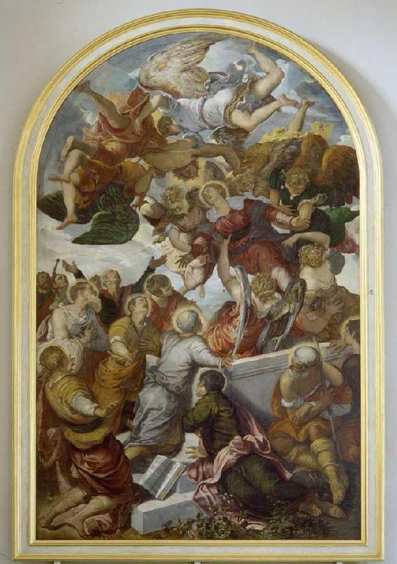 Ascension Day of Mariae de Tintoretto (aliasJacopo Robusti)