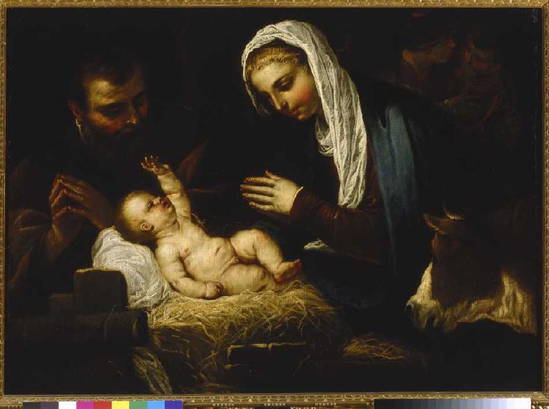 The St. family de Tintoretto (aliasJacopo Robusti)