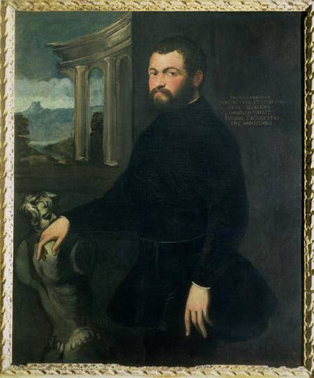Jacopo Sansovino (1486-1570), originally Tatti, sculptor and State architect in Venice de Tintoretto (aliasJacopo Robusti)