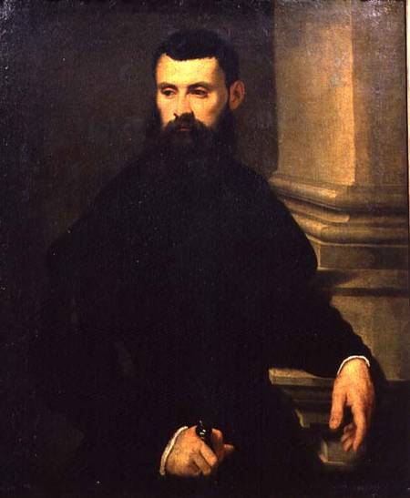 Portrait of a Man de Tintoretto (aliasJacopo Robusti)