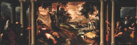 St. Roch Ill in the Desert de Tintoretto (aliasJacopo Robusti)