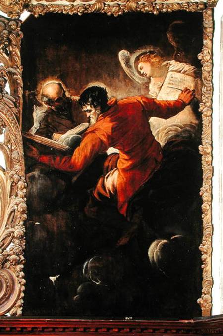 Saint Luke and Saint Matthew de Tintoretto (aliasJacopo Robusti)