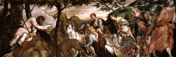 St. Roch and the Beasts of the Field de Tintoretto (aliasJacopo Robusti)