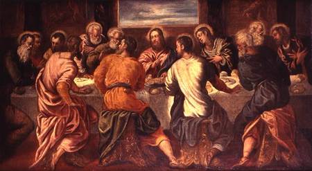 The Last Supper de Tintoretto (aliasJacopo Robusti)