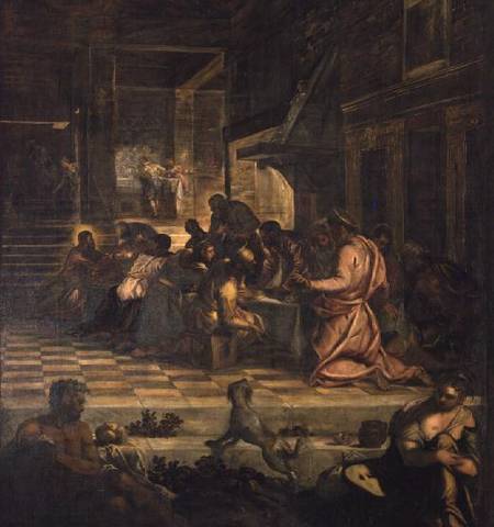 The Last Supper (panel) de Tintoretto (aliasJacopo Robusti)