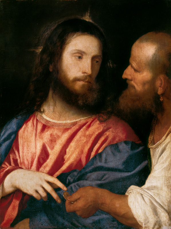 Tizian, Der Zinsgroschen de Tiziano Vecellio