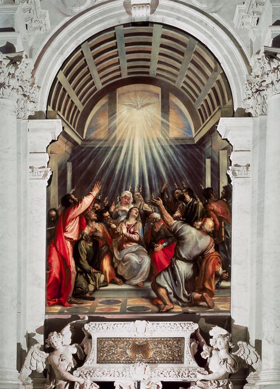 Pentecost de Tiziano Vecellio