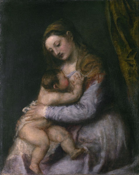 The Virgin and Child, c.1570-76 de Tiziano Vecellio