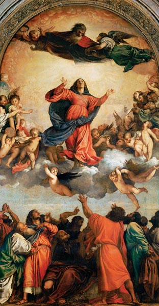 Assumption of the Virgin (assunta) de Tiziano Vecellio