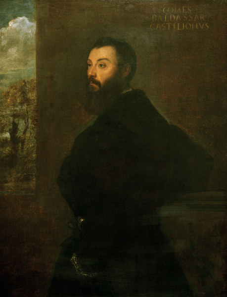 Baldassare Castiglione / Gem.v.Tizian de Tiziano Vecellio