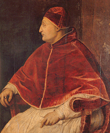 Bildnis des Papstes Sixtus IV. Um 1540. de Tiziano Vecellio