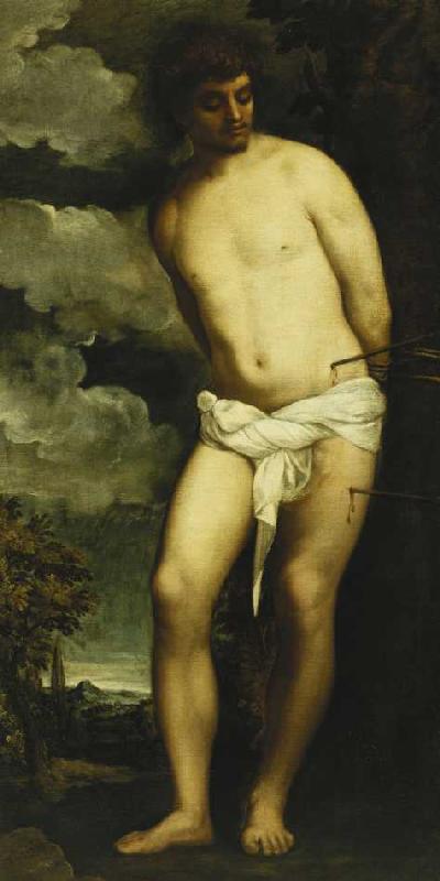 Der Heilige Sebastian. de Tiziano Vecellio