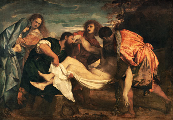 Burial Christi I de Tiziano Vecellio