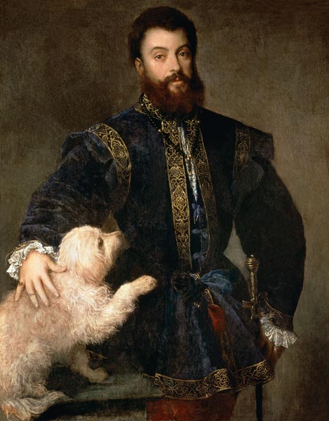 Federigo II Gonzaga / Titian / 1525 de Tiziano Vecellio