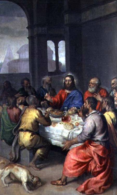 The Last Supper de Tiziano Vecellio
