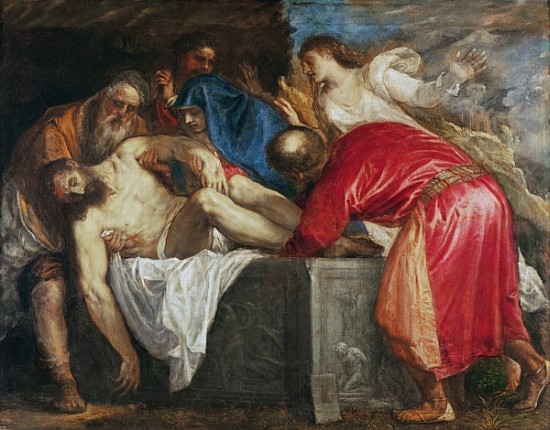 The Entombment of Christ de Tiziano Vecellio