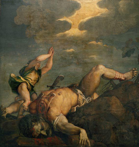 Titian / David and Goliath / c. 1542/44