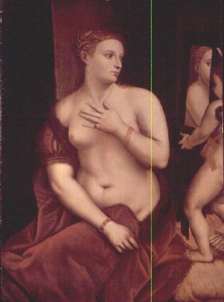 Venus in Front of the Mirror de Tiziano Vecellio