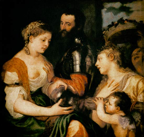 Allegory of Married Life de Tiziano Vecellio