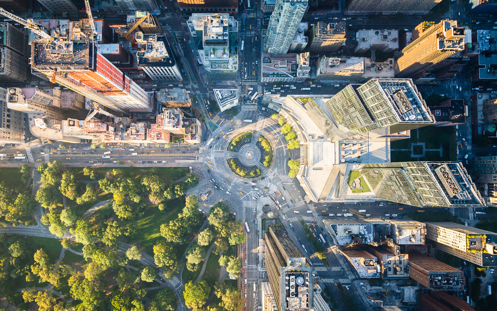 Columbus Circle Aerial de Toby Harriman