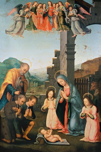 Adoración de los pastores de Tommaso di Stefano Lunetti