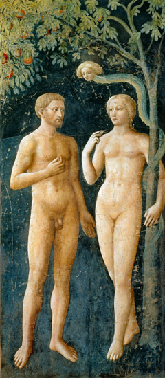 The Temptation of Adam and Eve de Tommaso Masolino da Panicale