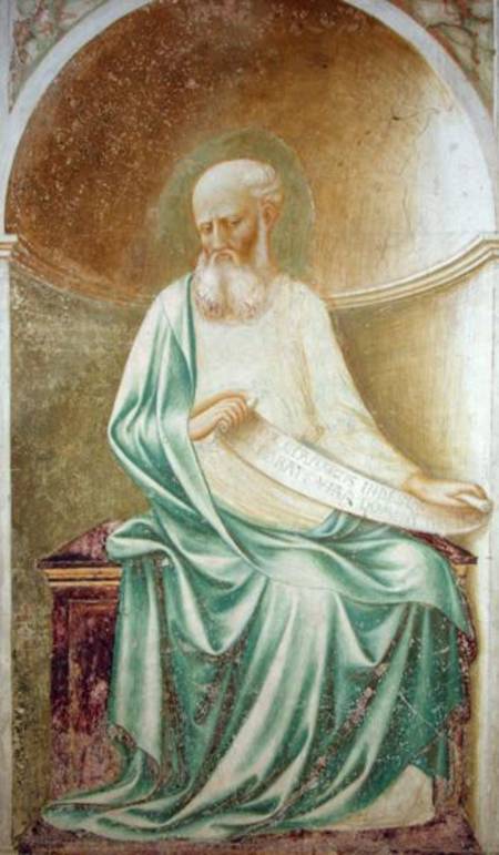 The Prophet Isaiah, from the intrados of the apse de Tommaso Masolino da Panicale
