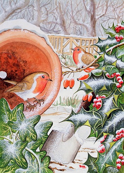 Christmas Robins (w/c)  de Tony  Todd