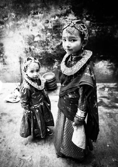 sisters in Nepal