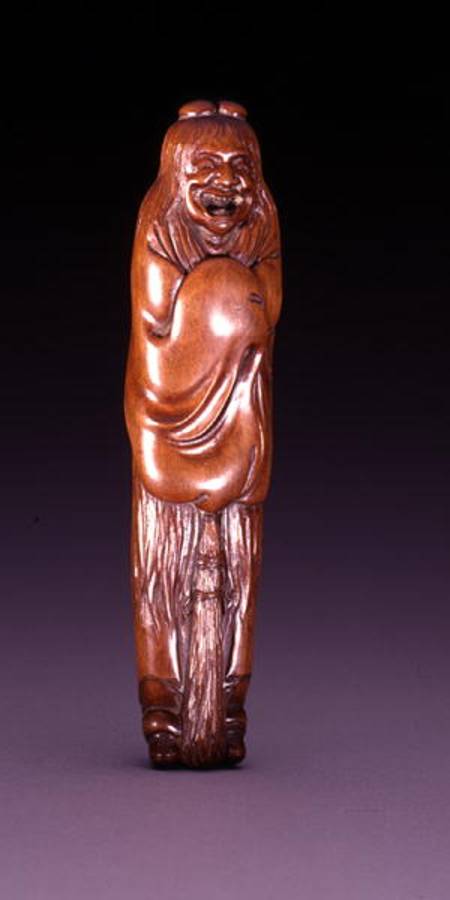 Netsuke, depicting the Zen monk Jitoku de 