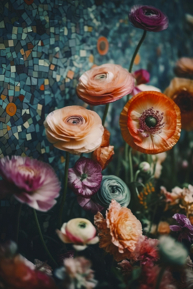 Flowers And Mosaic de Treechild