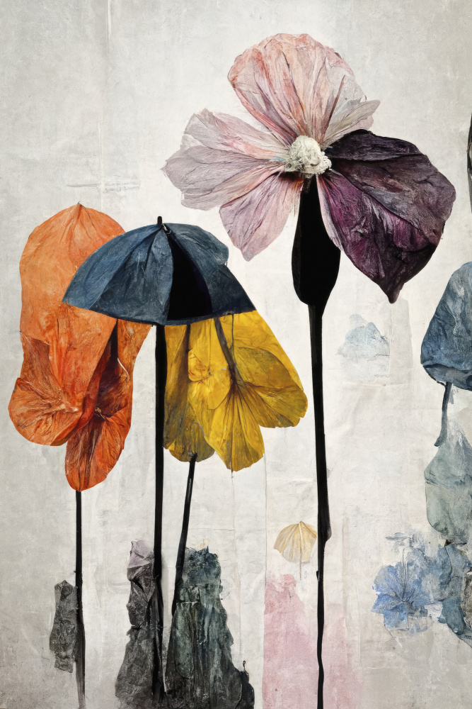 Umbrella Flowers No2 de Treechild