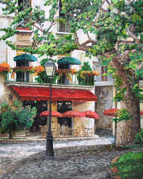 Cafe Beauclaire, Provence de Trevor  Neal