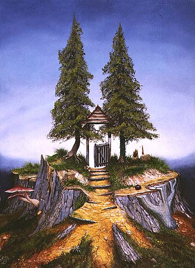 Treescape, 1992 (oil on canvas)  de Trevor  Neal