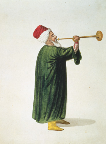 Official Trumpeter of the Janissary Military Band, Ottoman period de Turkish School